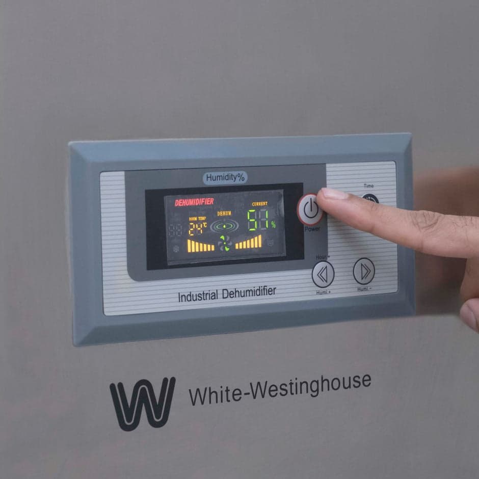 WDE-190S White Westinghouse Dehumidifier – 190 Litres/Day — view 2